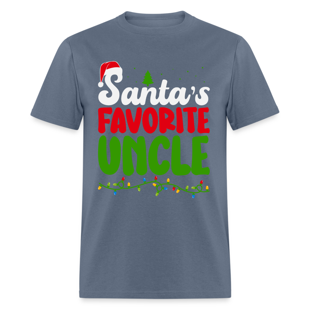 Santa's Favorite Uncle T-Shirt - denim