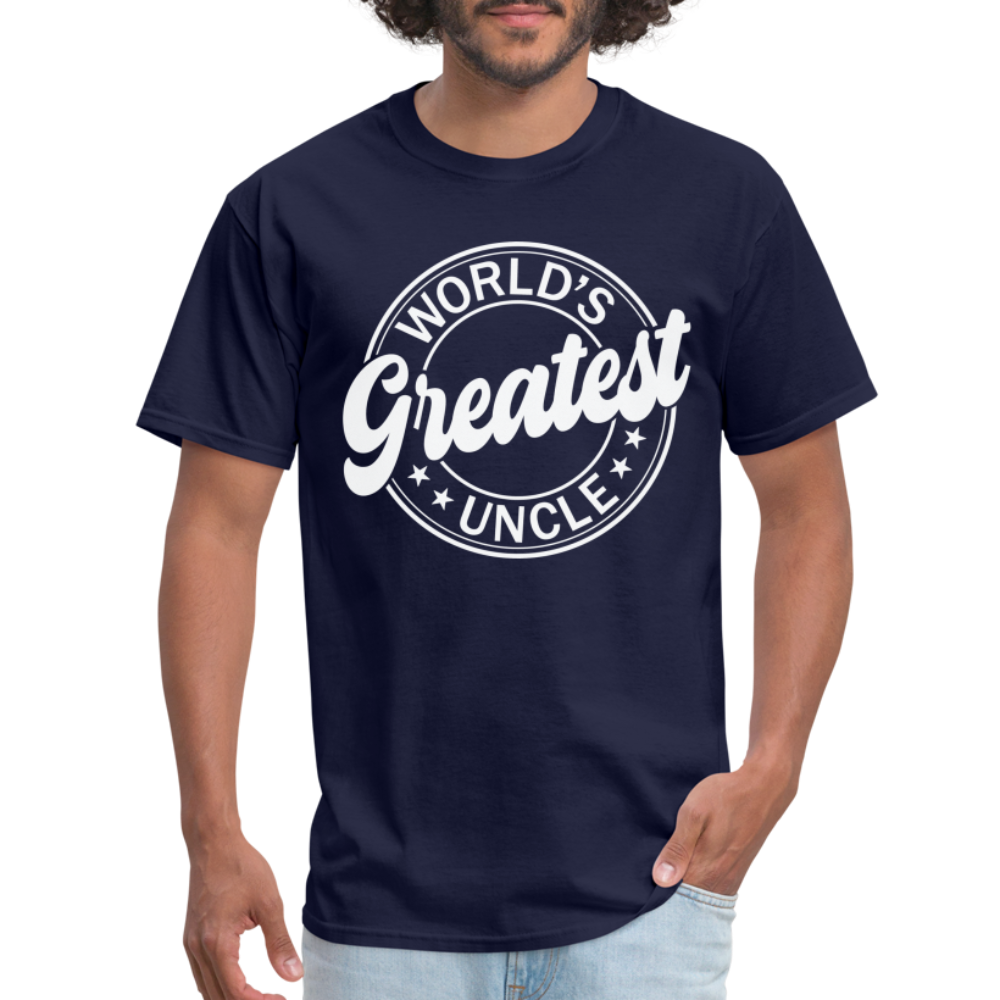 World's Greatest Uncle T-Shirt - navy
