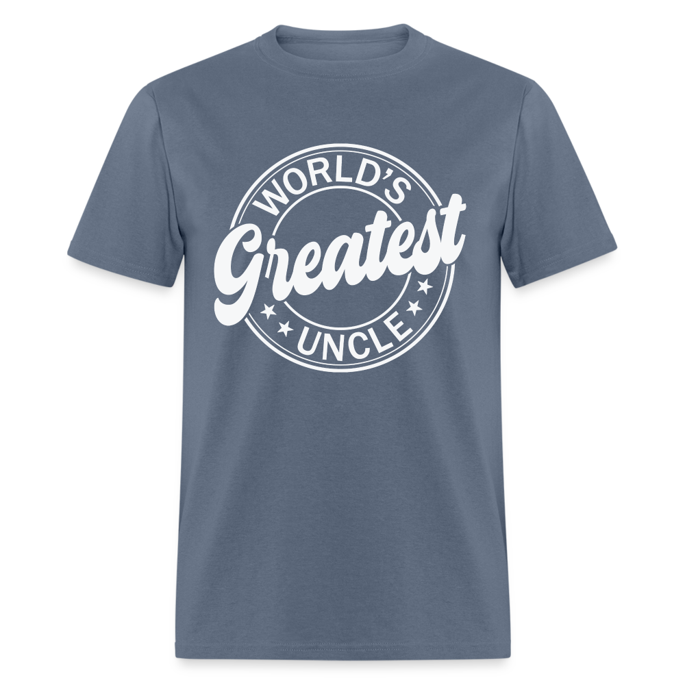 World's Greatest Uncle T-Shirt - denim