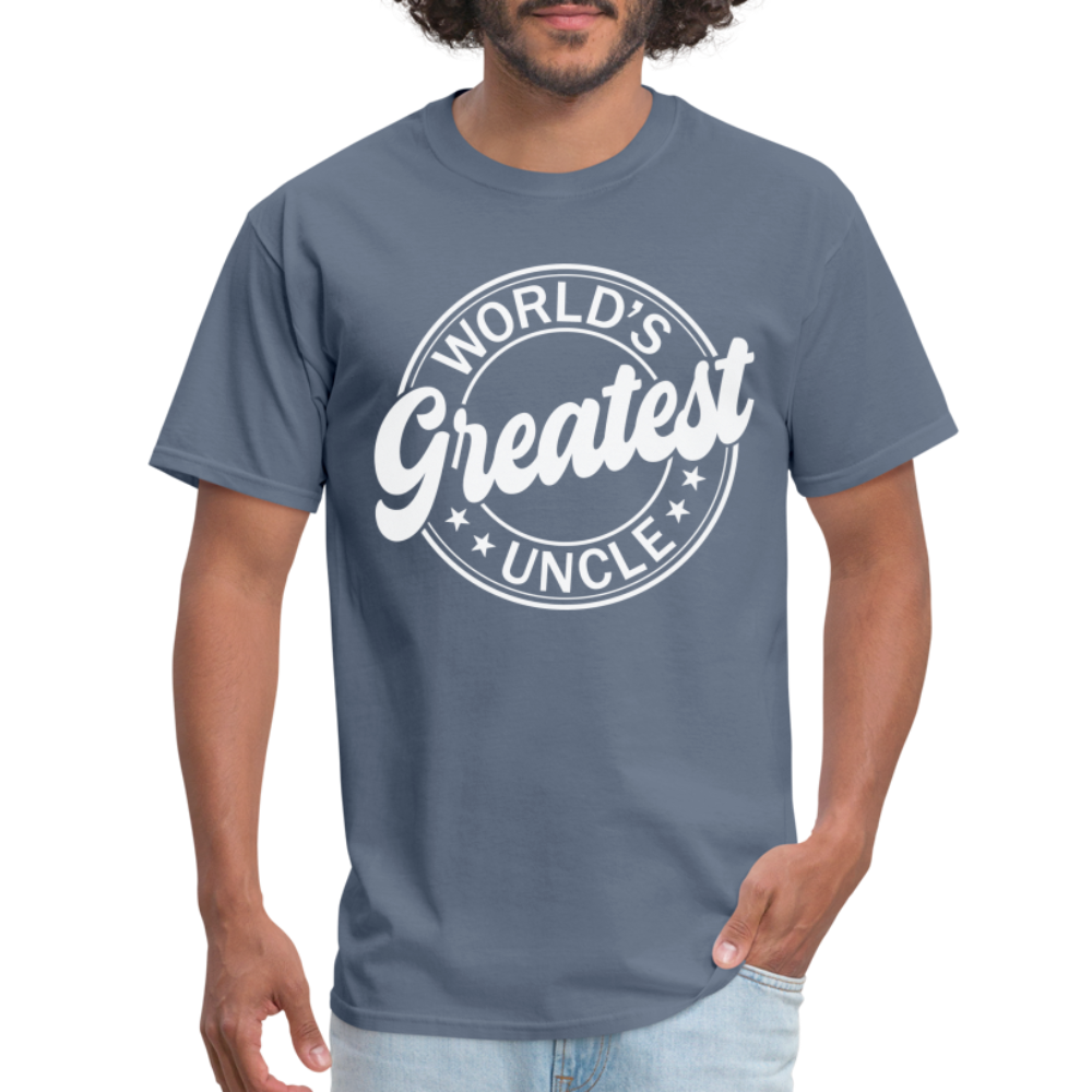 World's Greatest Uncle T-Shirt - denim