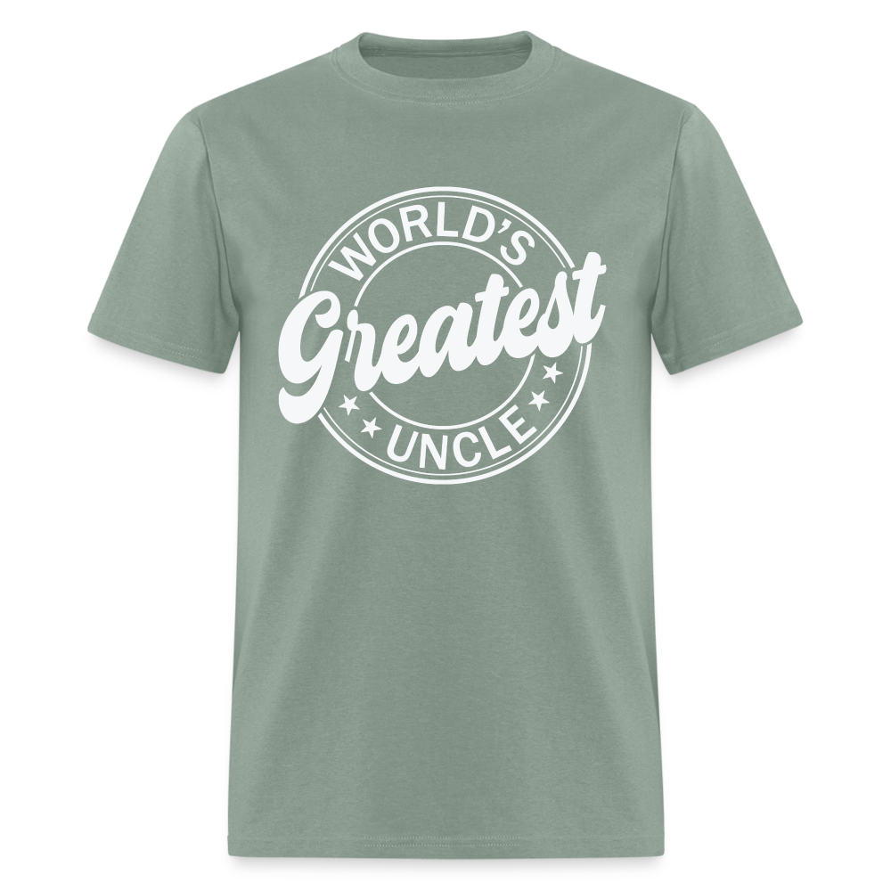 World's Greatest Uncle T-Shirt - sage