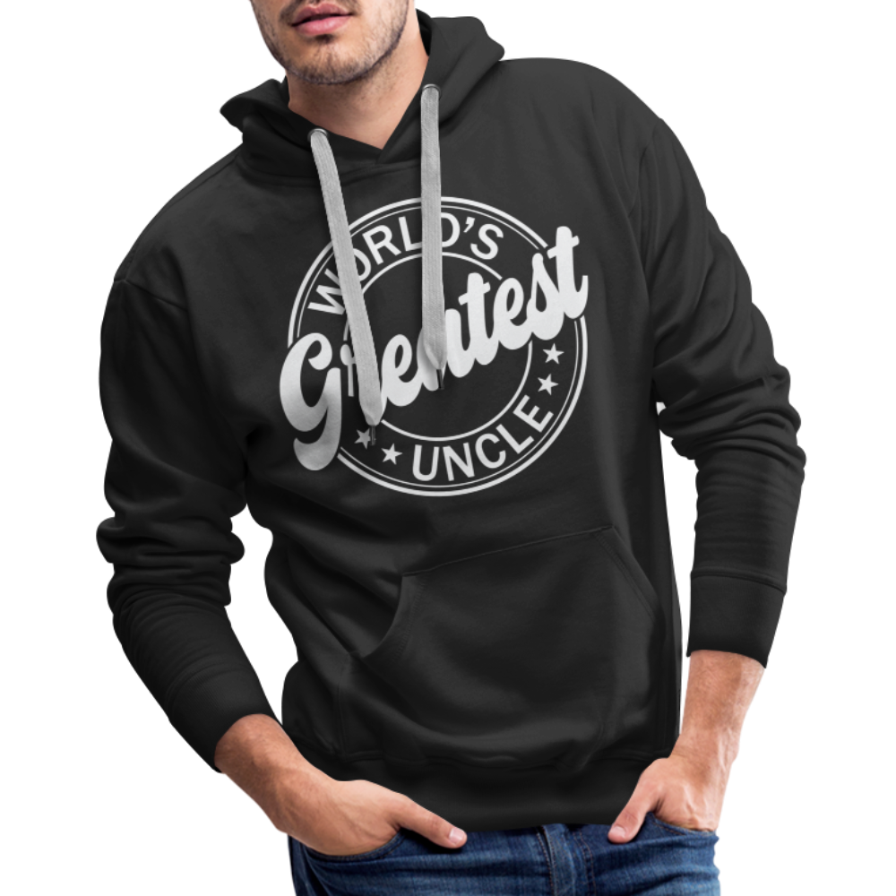 World's Greatest Uncle Hoodie - black