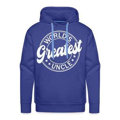 World's Greatest Uncle Hoodie - royal blue