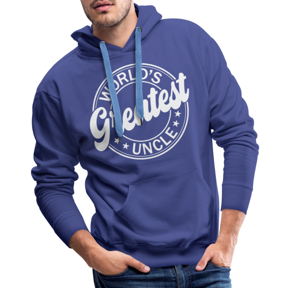 World's Greatest Uncle Hoodie - royal blue