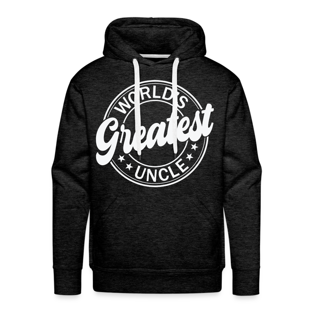 World's Greatest Uncle Hoodie - charcoal grey