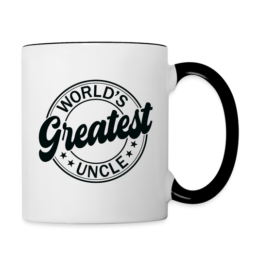World's Greatest Uncle Coffee Mug - white/black