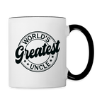 World's Greatest Uncle Coffee Mug - white/black