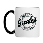 World's Greatest Uncle Coffee Mug - white/black