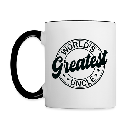 World's Greatest Uncle Coffee Mug - white/black