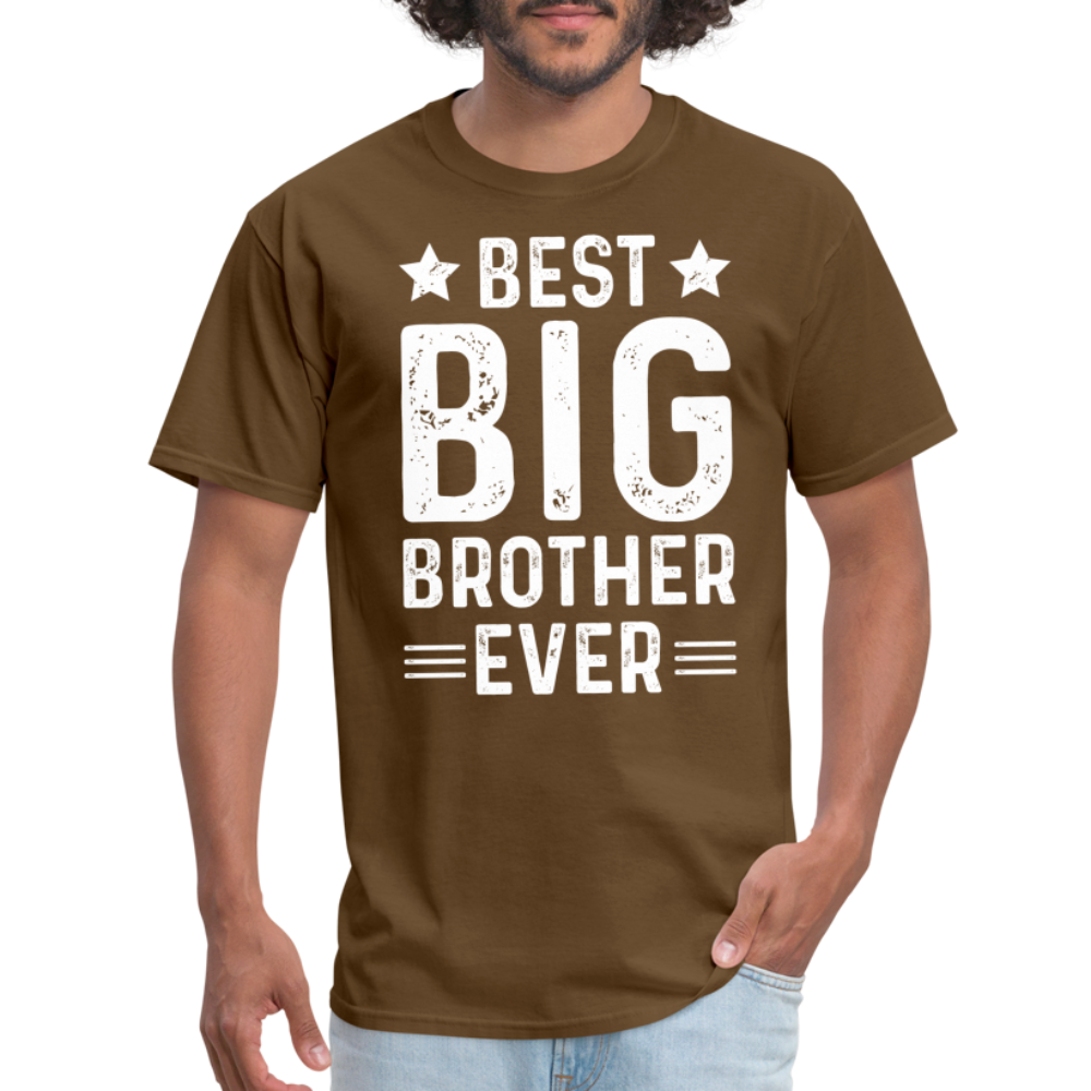 Best Big Brother Ever T-Shirt - brown