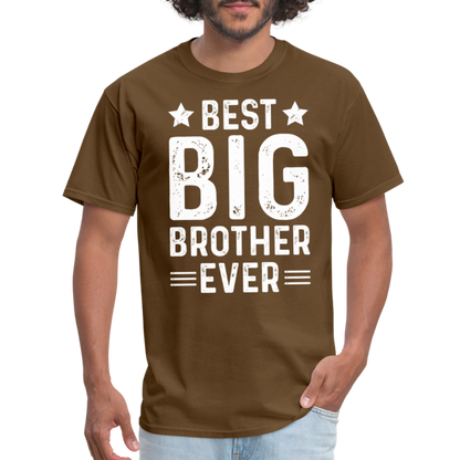 Best Big Brother Ever T-Shirt - brown