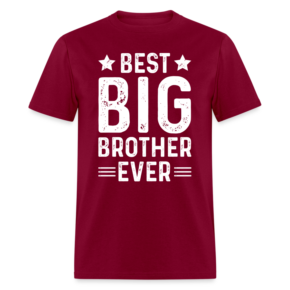 Best Big Brother Ever T-Shirt - burgundy