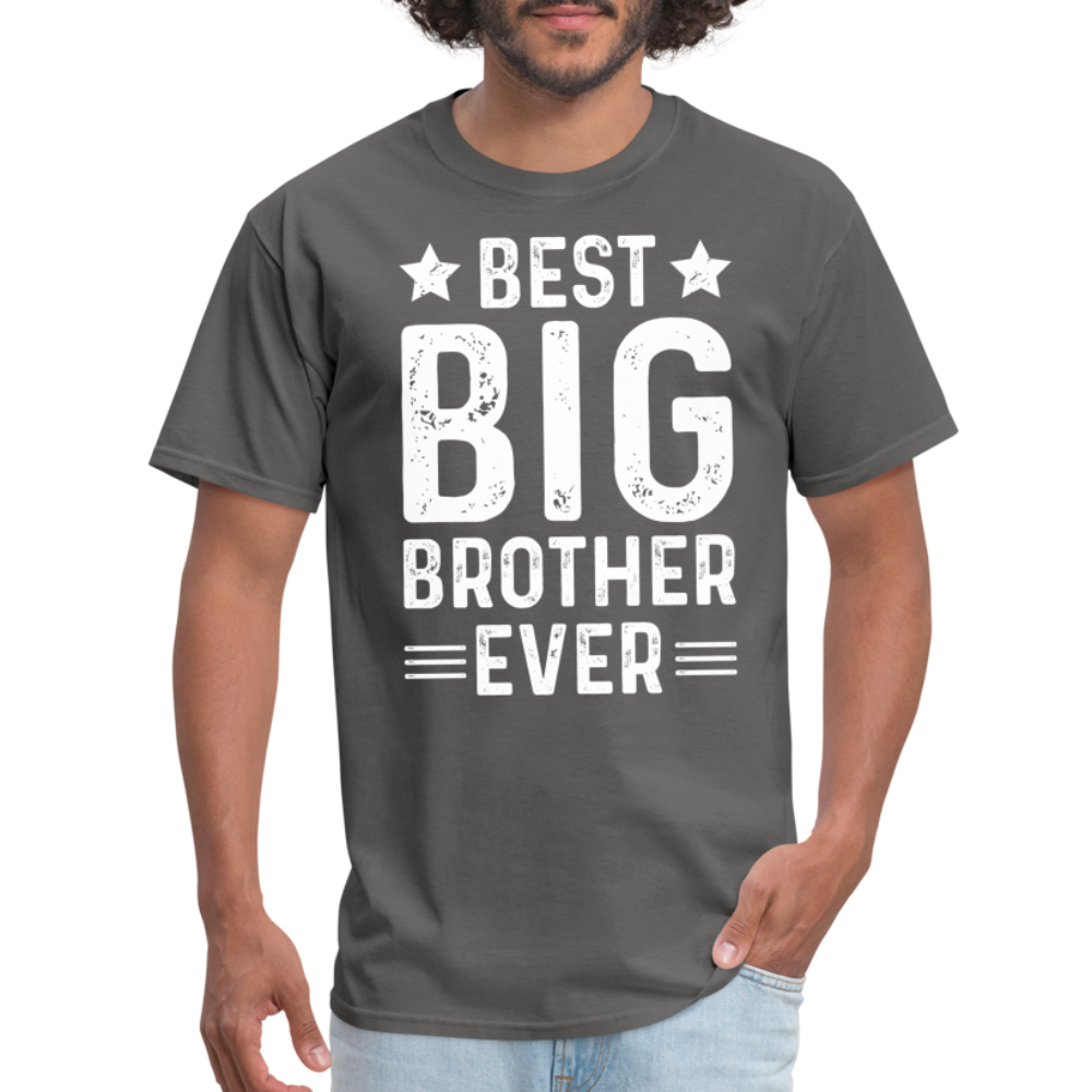 Best Big Brother Ever T-Shirt - charcoal