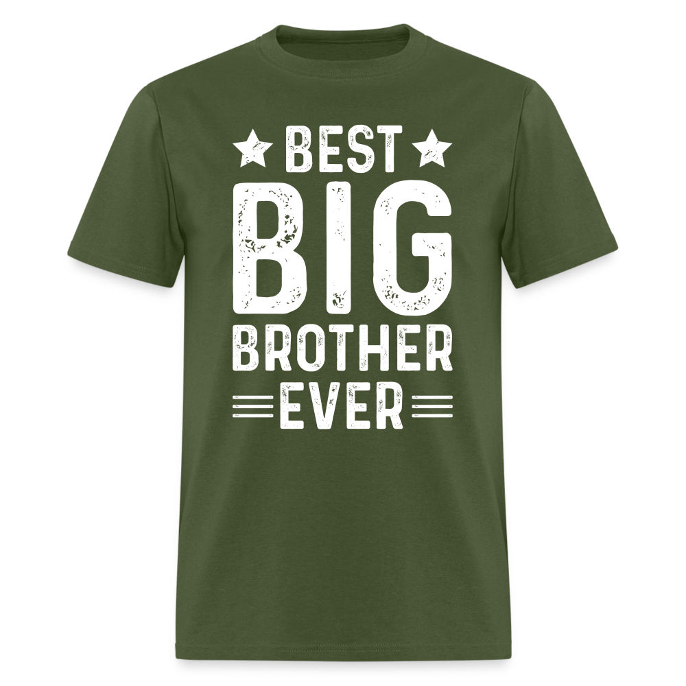Best Big Brother Ever T-Shirt - military green