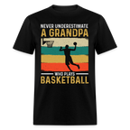 Never Underestimate A Grandpa Who Plays Basketball T-Shirt