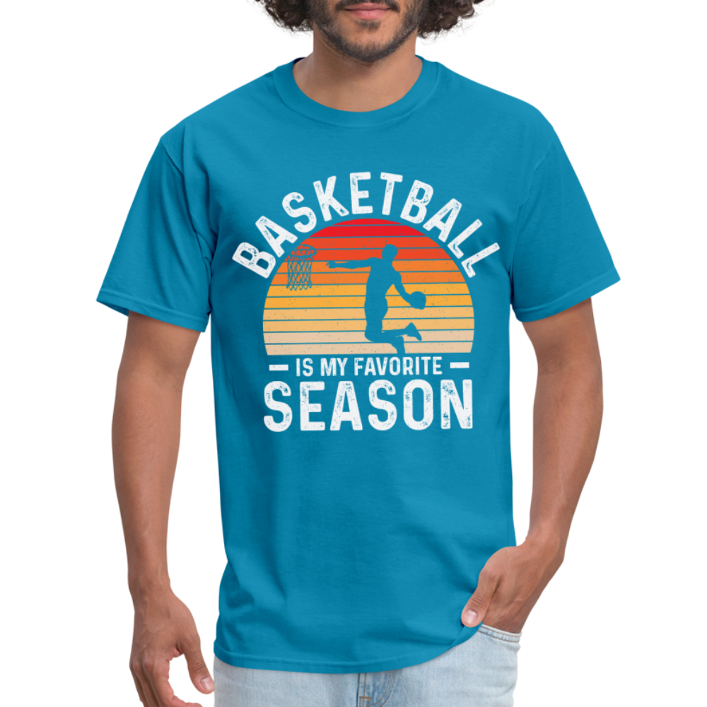 Basketball Is My Favorite Season T-Shirt - turquoise