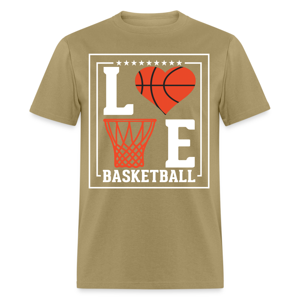 Love Basketball T-Shirt - khaki