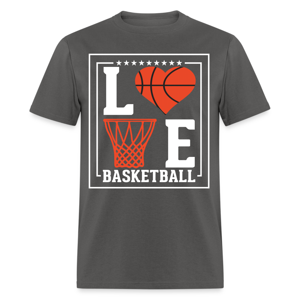 Love Basketball T-Shirt - charcoal
