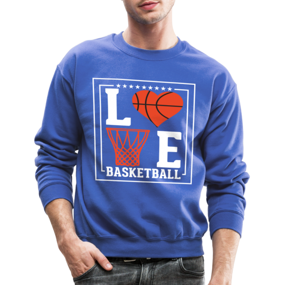 Love Basketball Sweatshirt - royal blue
