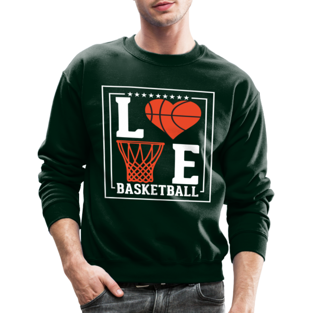 Love Basketball Sweatshirt - forest green