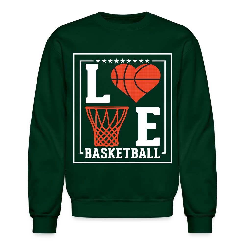 Love Basketball Sweatshirt - forest green
