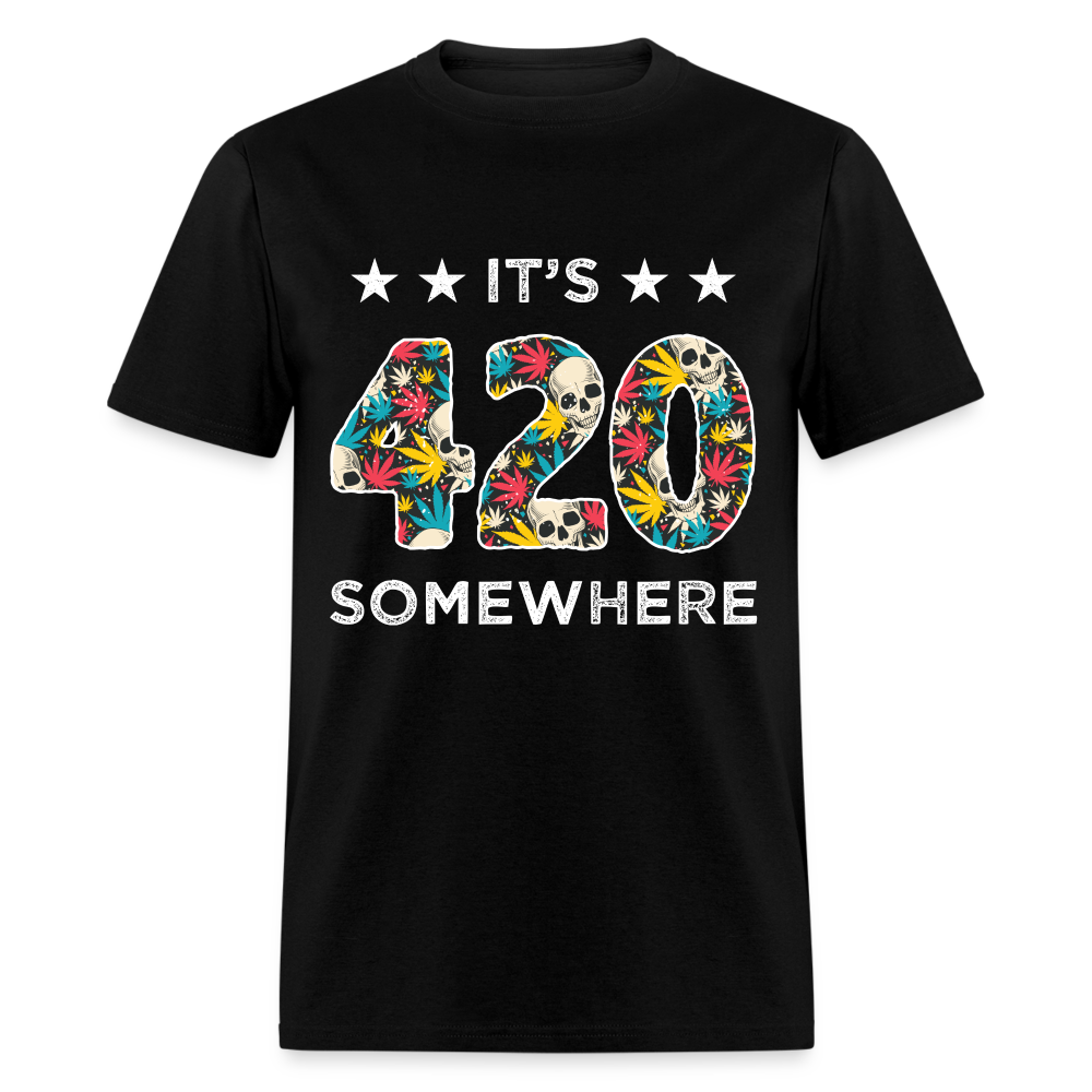 It's 420 Somewhere T-Shirt - black