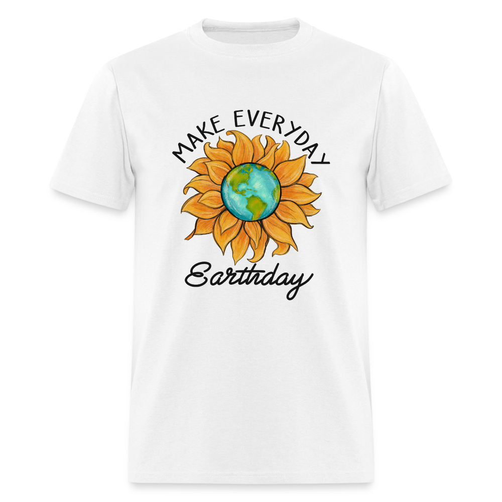 Make Everyday Earth Day T-Shirt - white