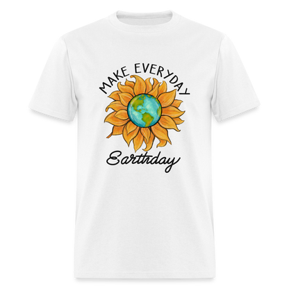 Make Everyday Earth Day T-Shirt - white