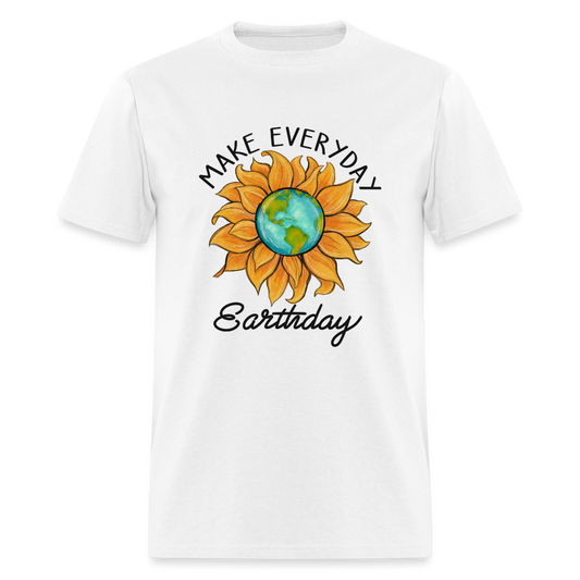 Make Everyday Earth Day T-Shirt - white