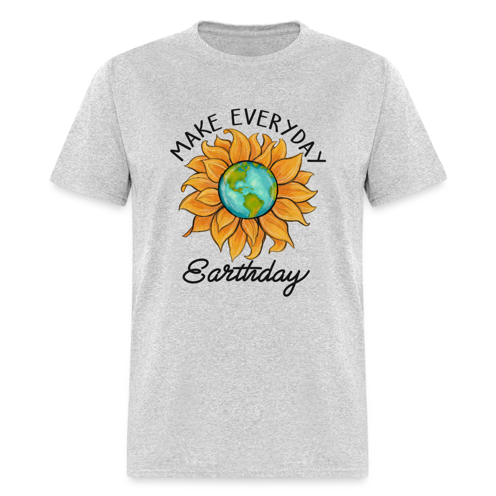 Make Everyday Earth Day T-Shirt - heather gray