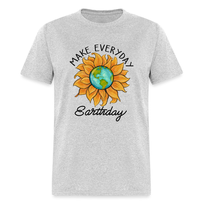 Make Everyday Earth Day T-Shirt - heather gray