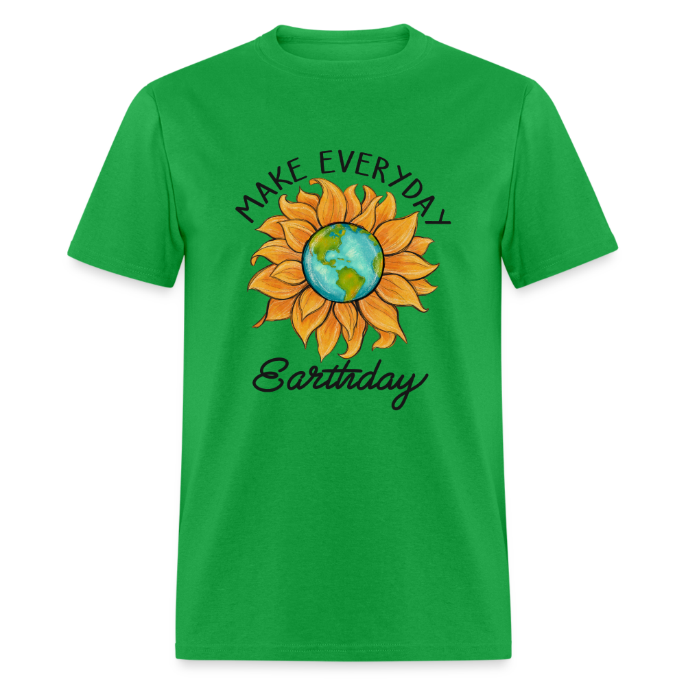 Make Everyday Earth Day T-Shirt - bright green