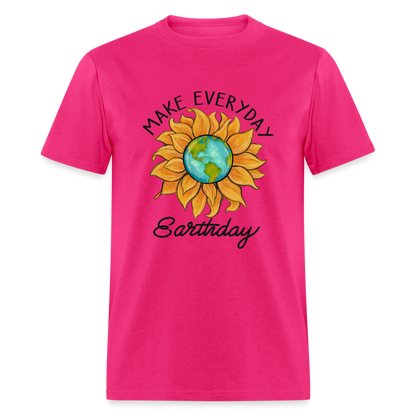 Make Everyday Earth Day T-Shirt - fuchsia