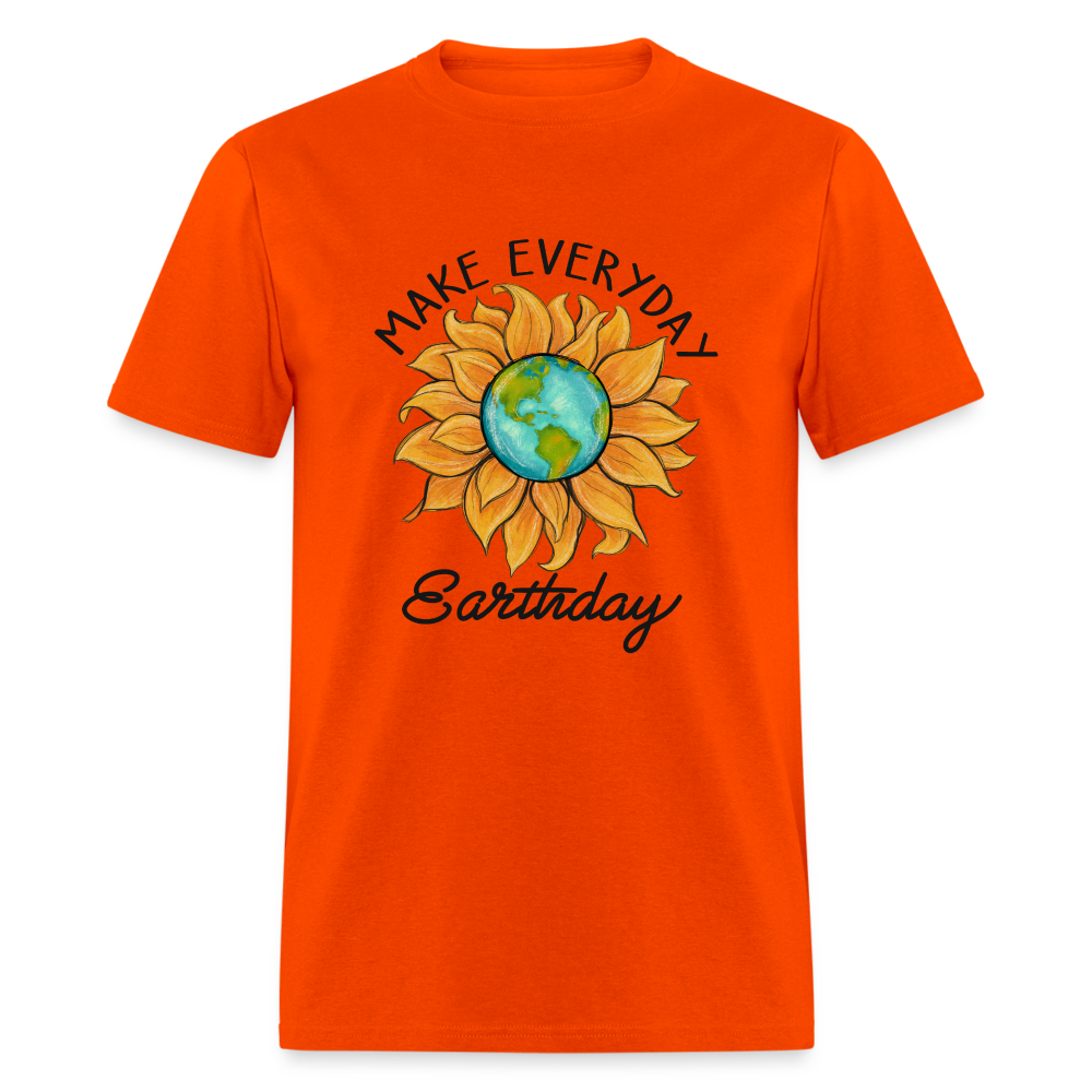 Make Everyday Earth Day T-Shirt - orange