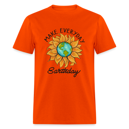 Make Everyday Earth Day T-Shirt - orange