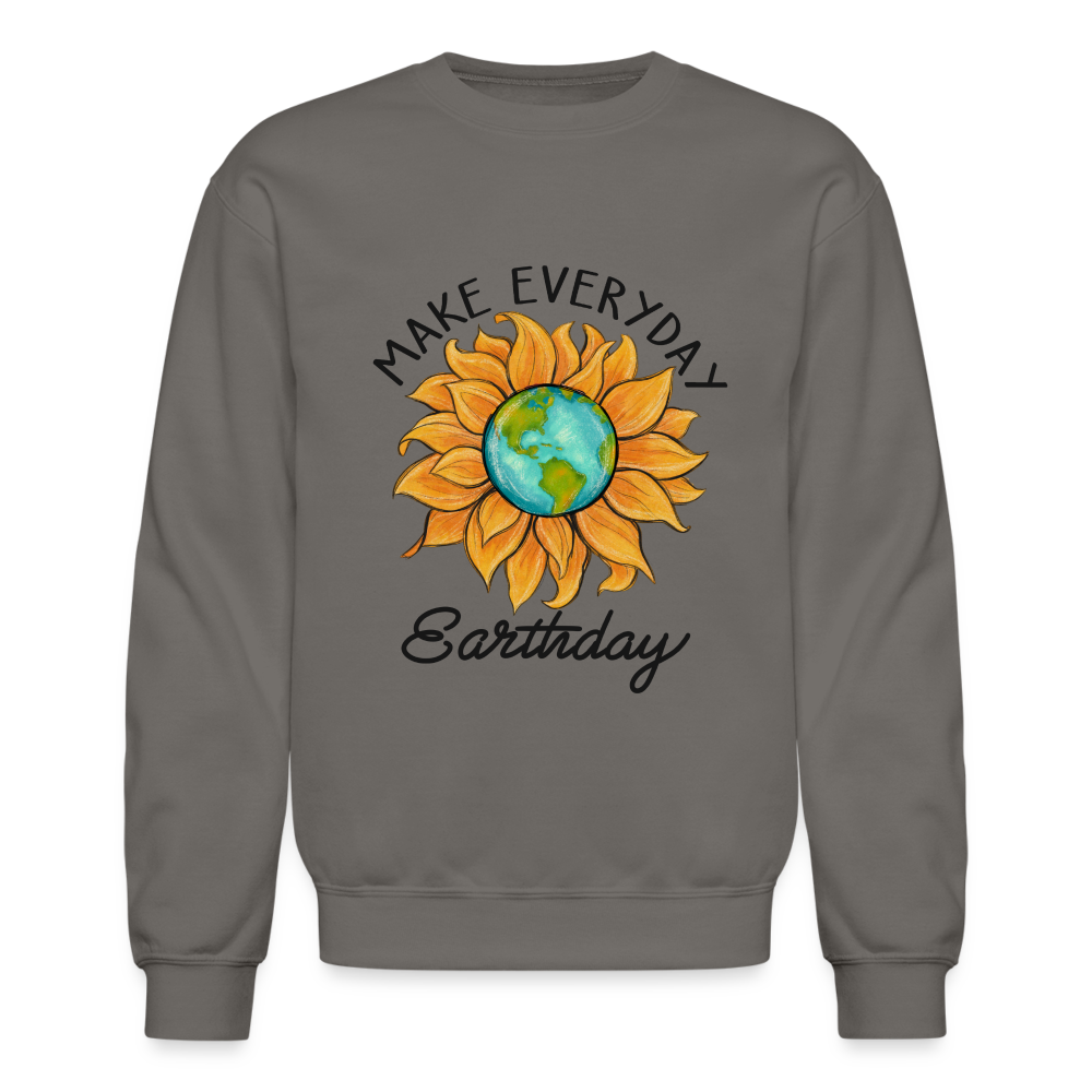 Make Everyday Earth Day Sweatshirt - asphalt gray