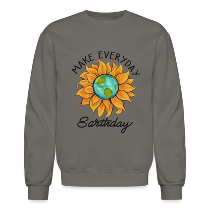 Make Everyday Earth Day Sweatshirt - asphalt gray