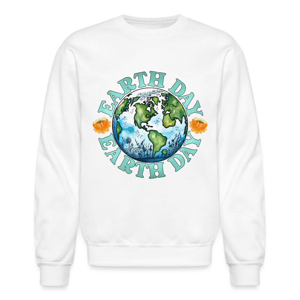Earth Day Sweatshirt - white