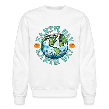 Earth Day Sweatshirt - white