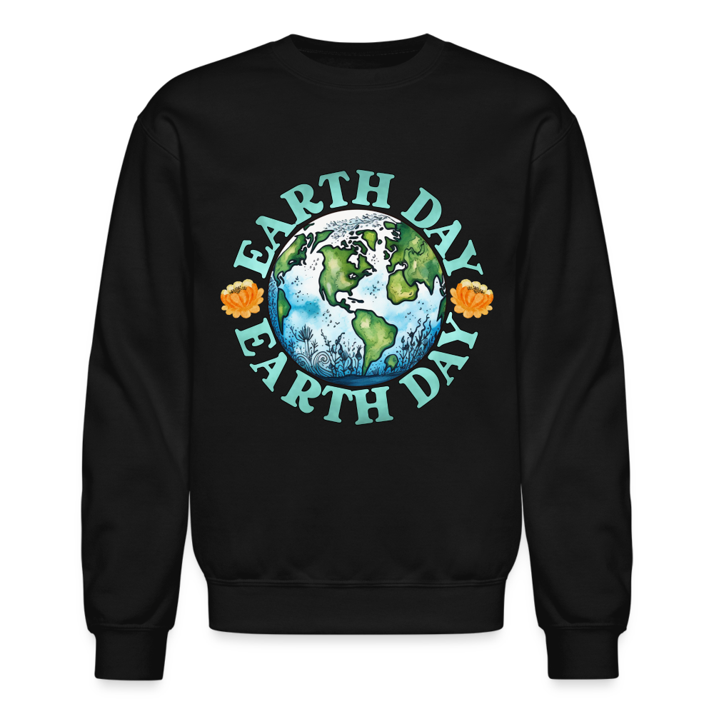 Earth Day Sweatshirt Color: black