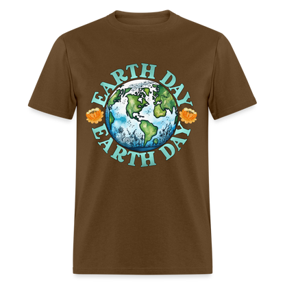 Earth Day T-Shirt - brown