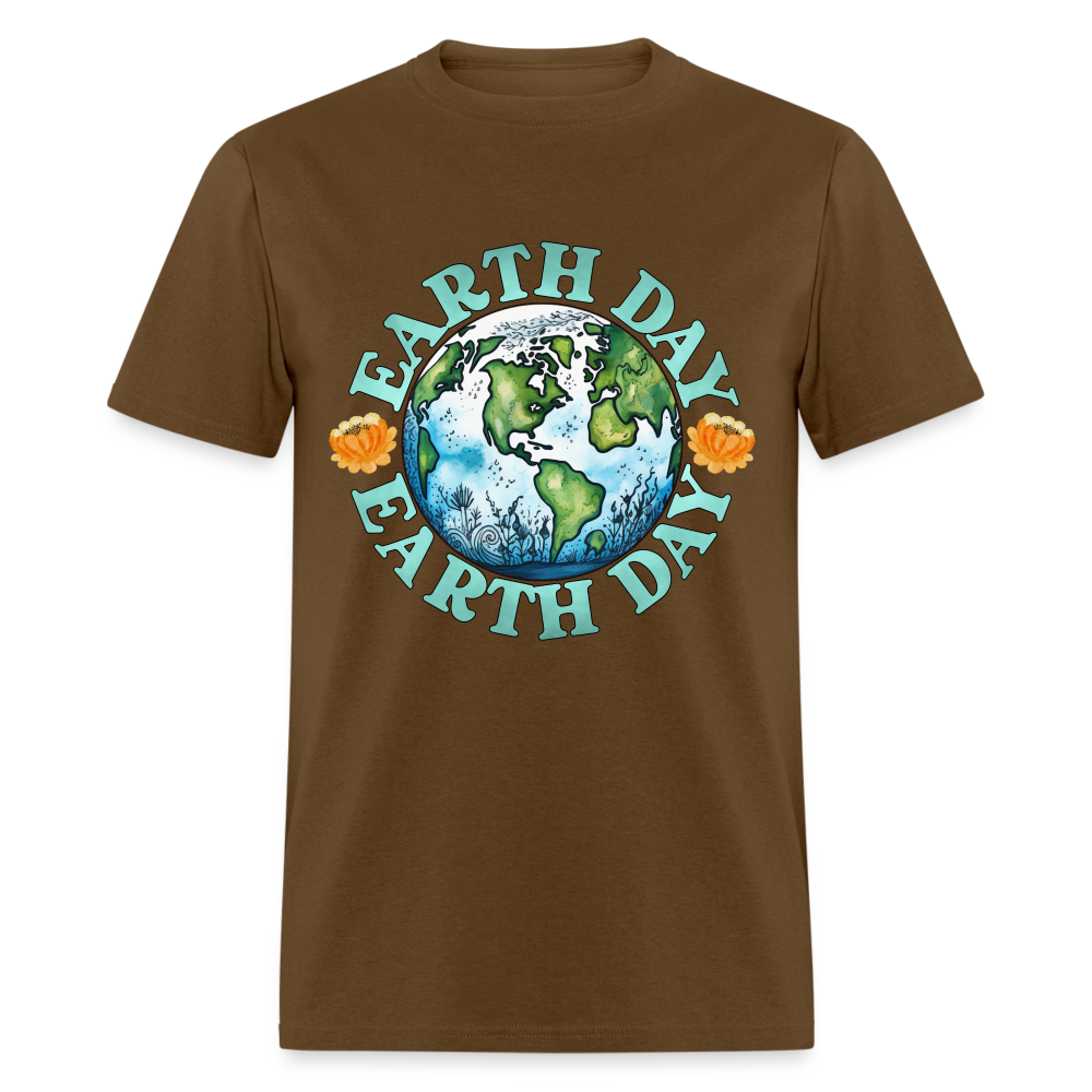 Earth Day T-Shirt - brown