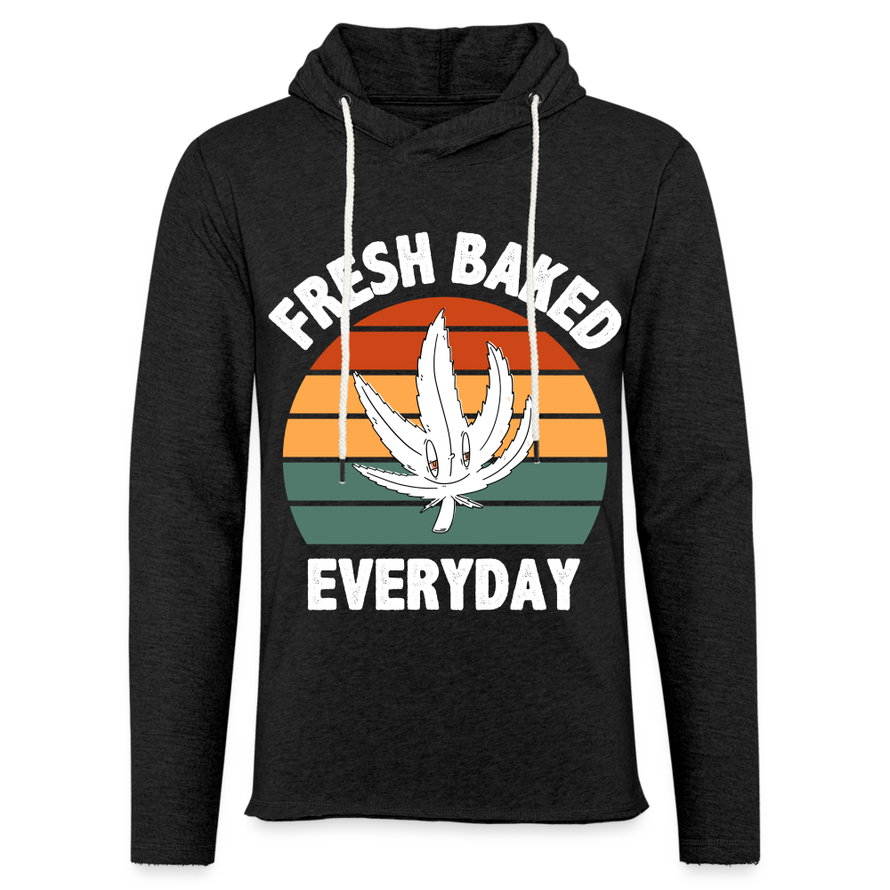 Fresh Baked Everyday Lightweight Terry Hoodie - charcoal grey