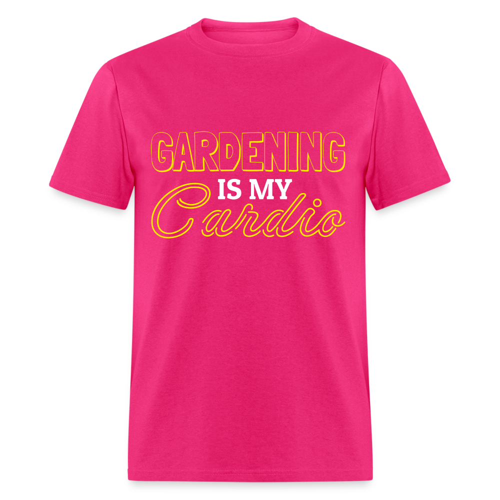 Gardening is my Cardio T-Shirt - fuchsia
