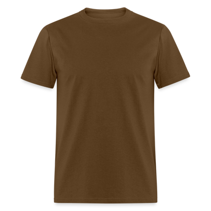 Customize Your Unisex Classic T-Shirt - Fruit of the Loom 3930 - brown