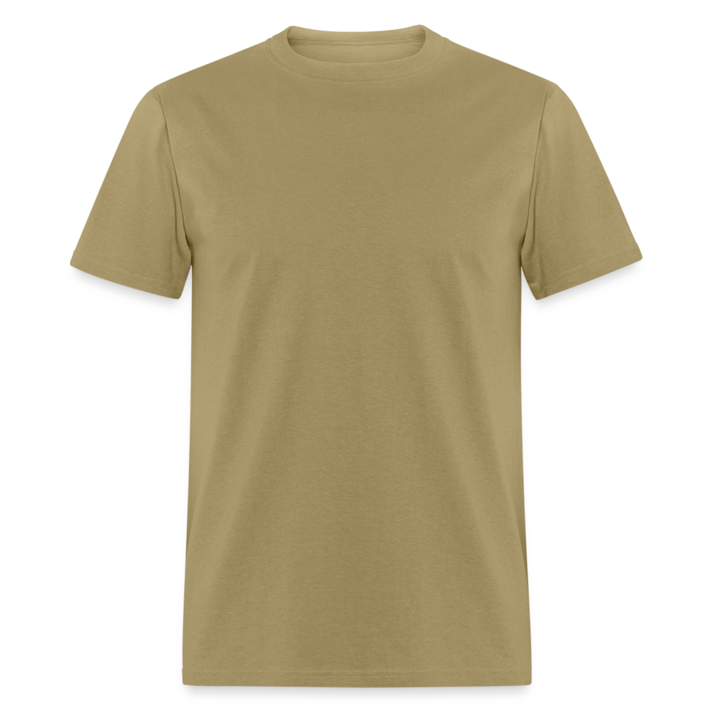 Customize Your Unisex Classic T-Shirt - Fruit of the Loom 3930 - khaki