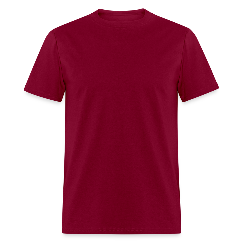 Customize Your Unisex Classic T-Shirt - Fruit of the Loom 3930 - burgundy