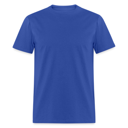 Customize Your Unisex Classic T-Shirt - Fruit of the Loom 3930 - royal blue