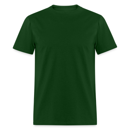 Customize Your Unisex Classic T-Shirt - Fruit of the Loom 3930 - forest green