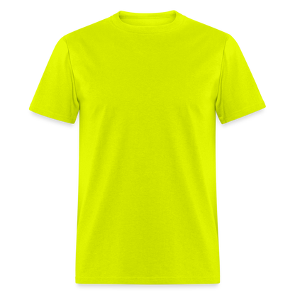 Customize Your Unisex Classic T-Shirt - Fruit of the Loom 3930 - safety green